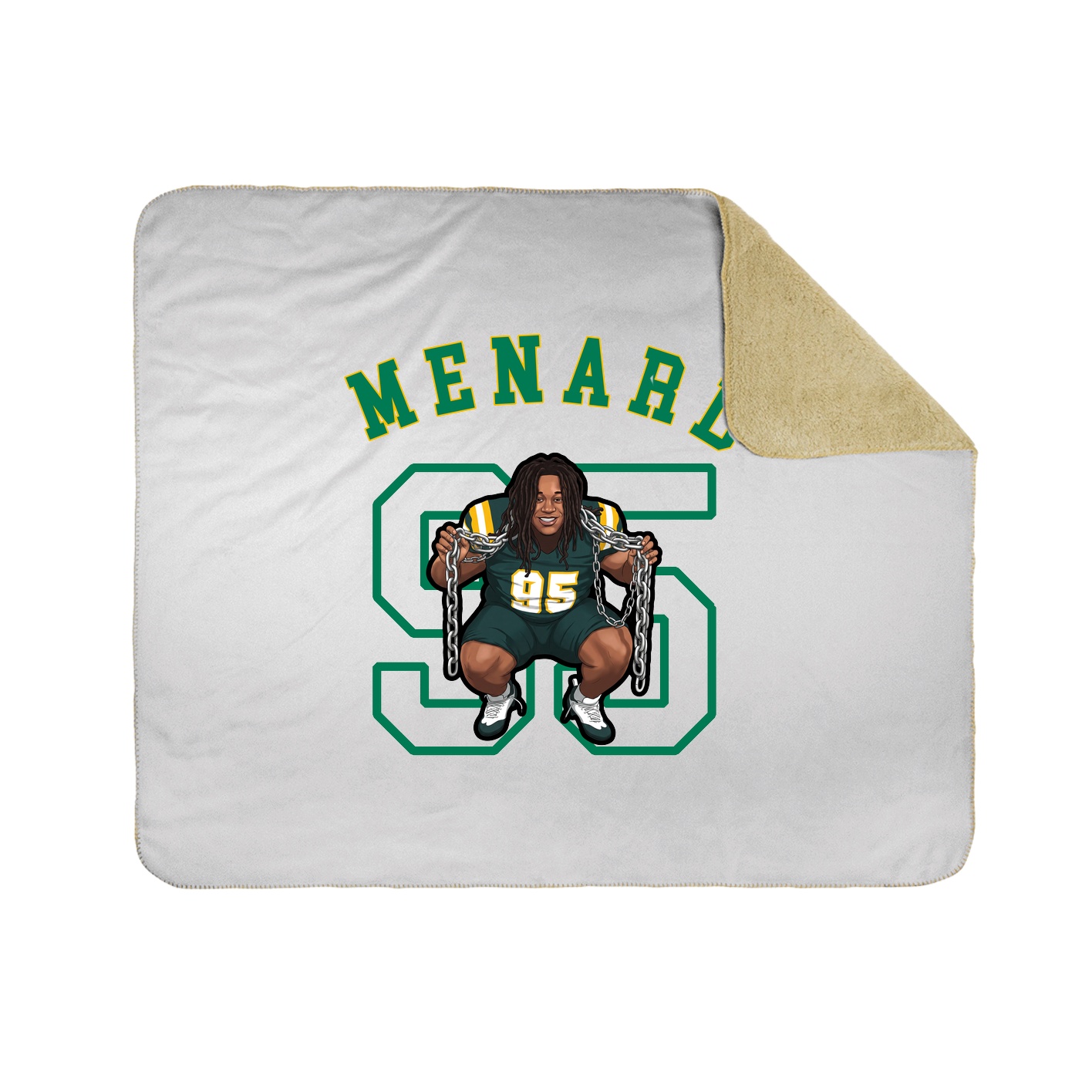 Throw Blanket — Shirsey Arch in White
