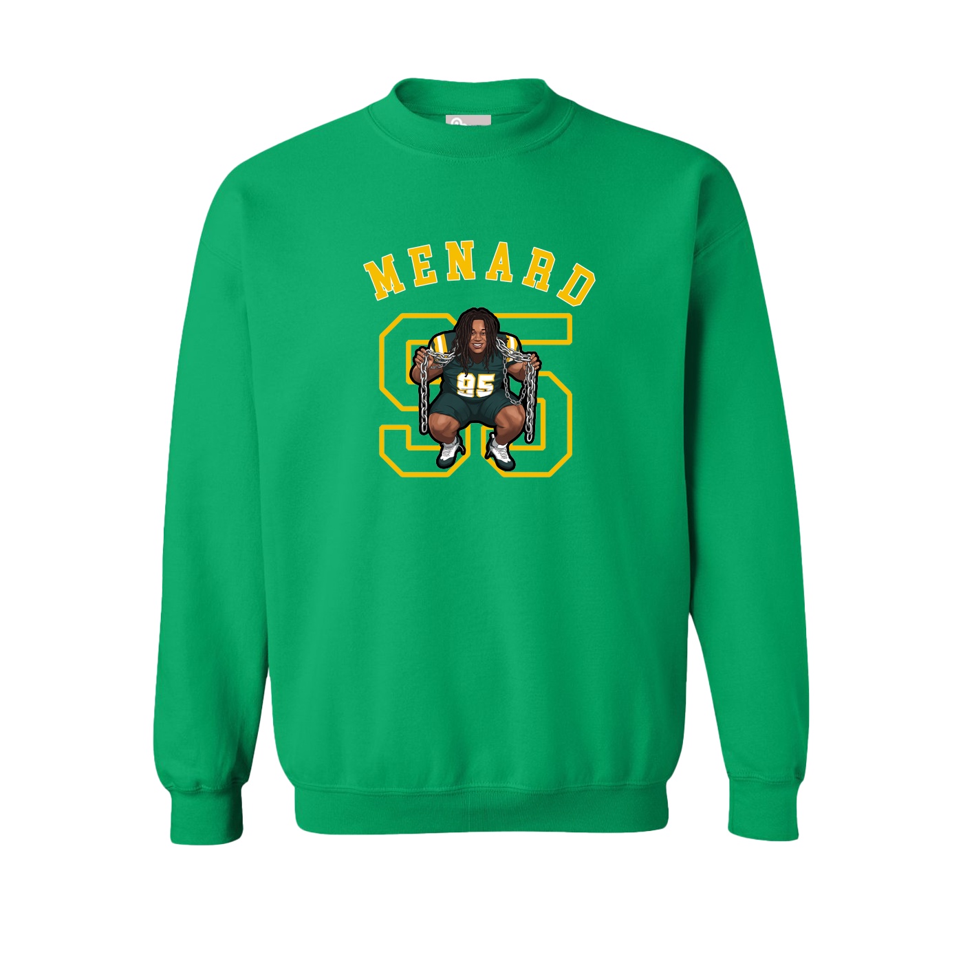 Fleece Crew — Shirsey Arch in Green