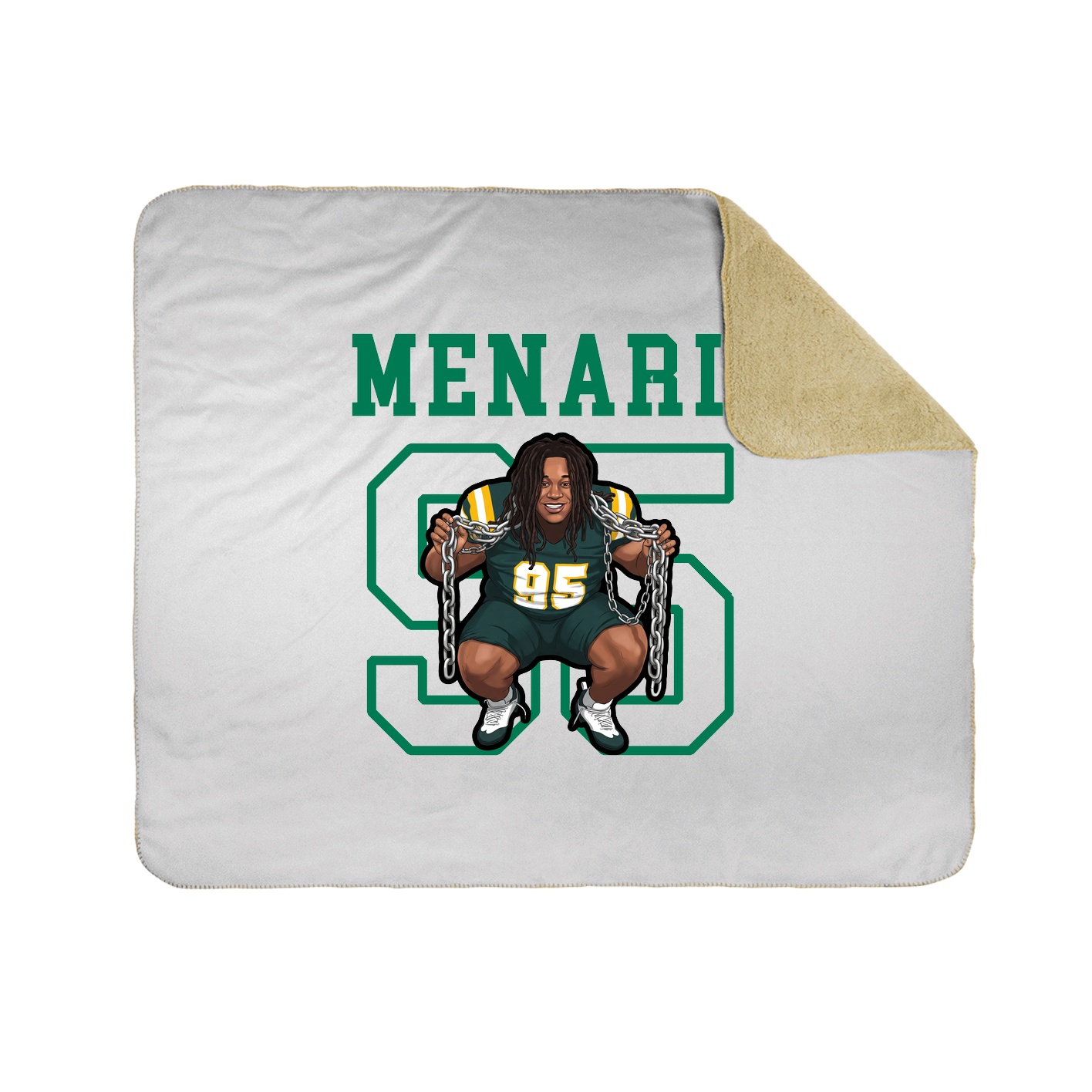 Throw Blanket — Shirsey in White