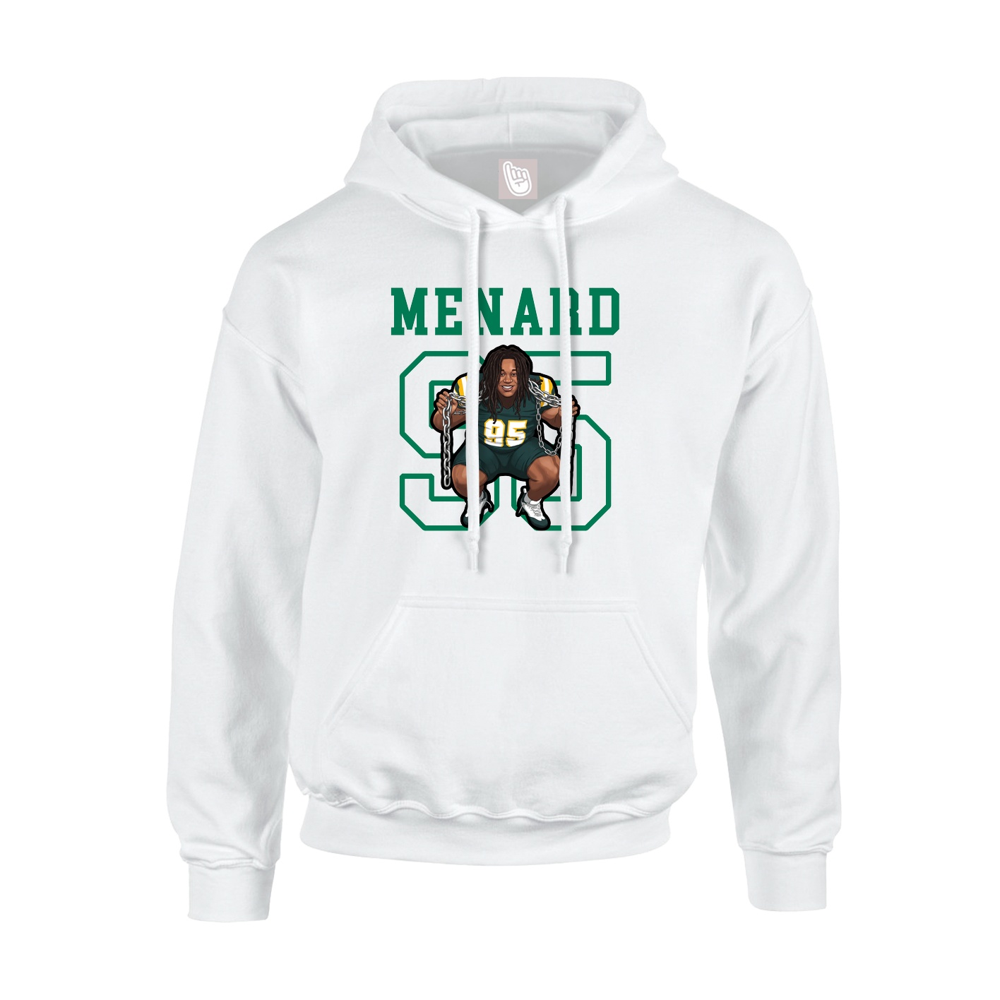 Youth Hoodie — Shirsey in White