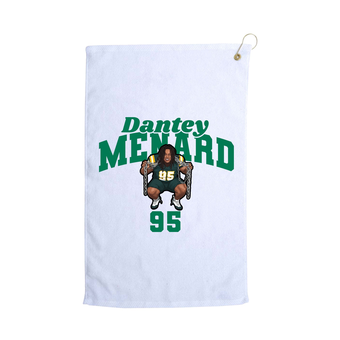 Golf Towel — Signature Arch in White