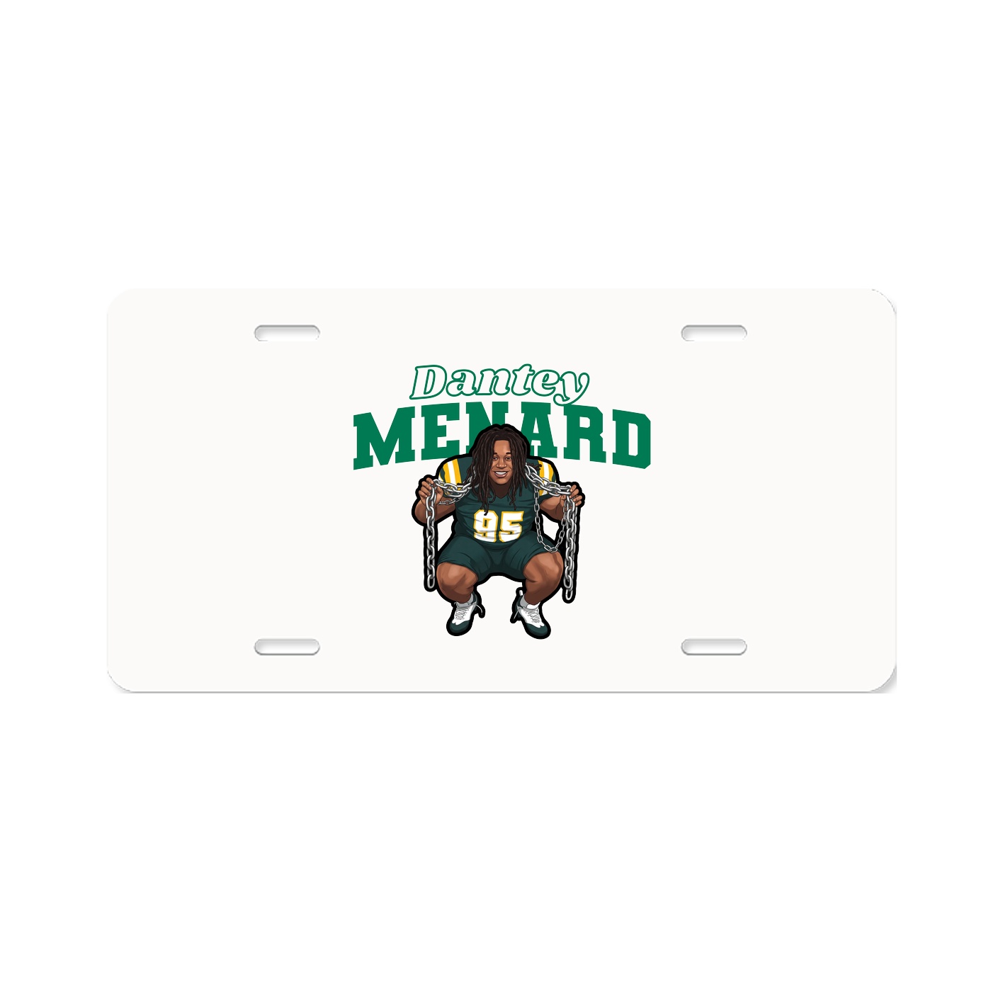 License Plate — Name Arch in Classic
