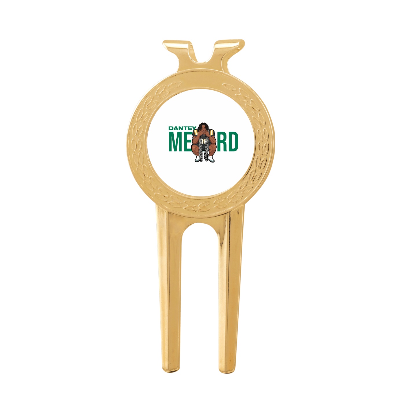 Divot Tool with Ball Marker — Player Name in Classic
