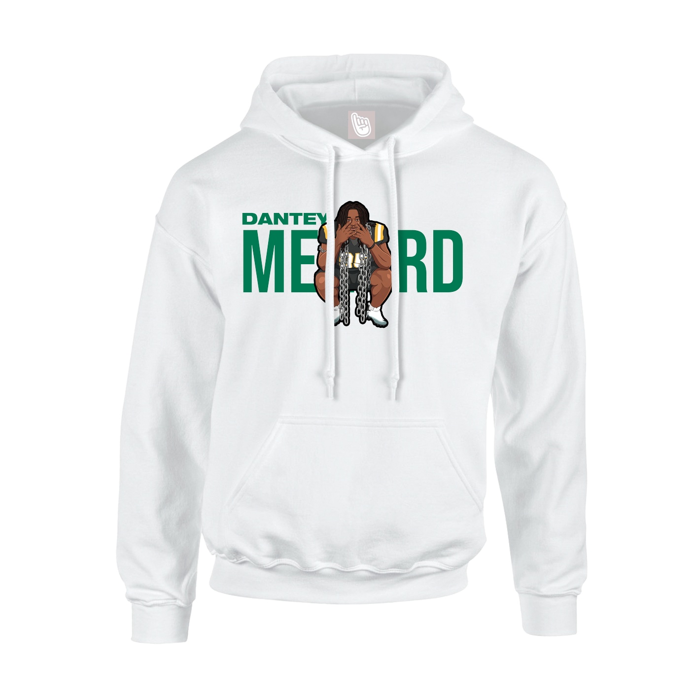 Hoodie — Player Name in White