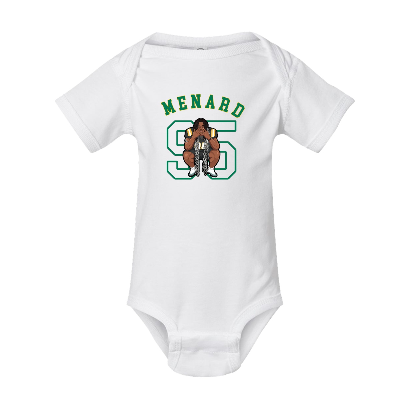 Baby Onesie — Shirsey Arch in White