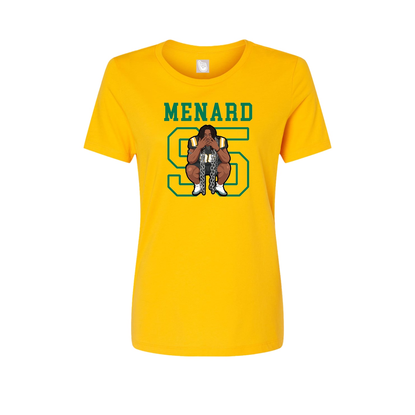 Fitted Women's Tee — Shirsey in Gold