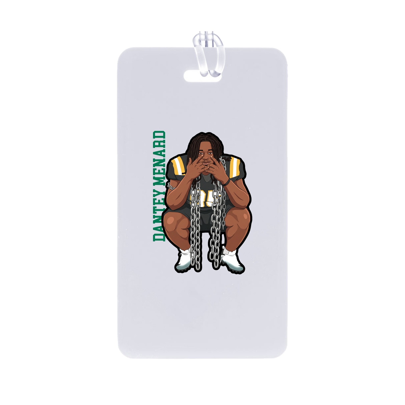 Bag Tag — Name Vertical in Classic