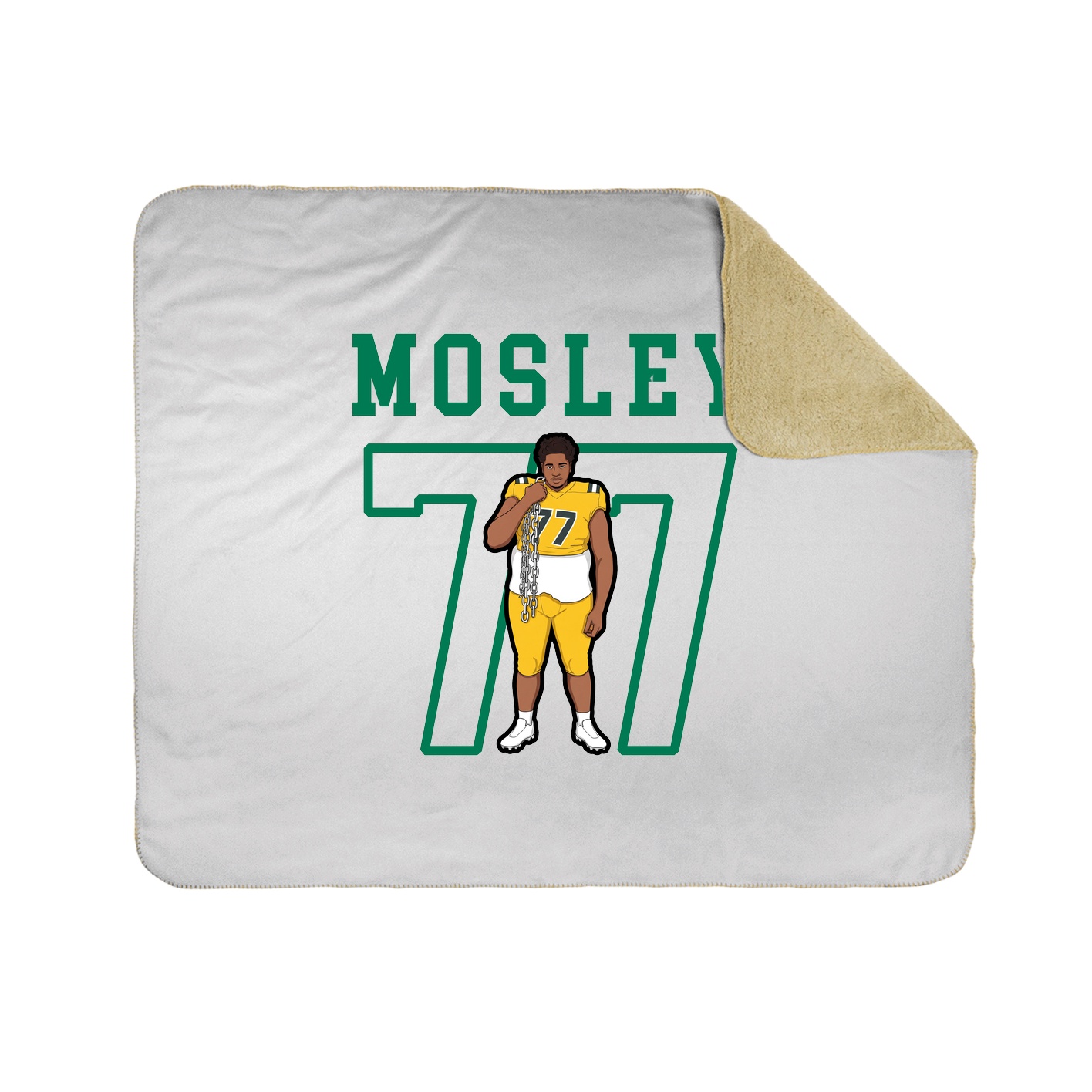 Throw Blanket — Shirsey in White