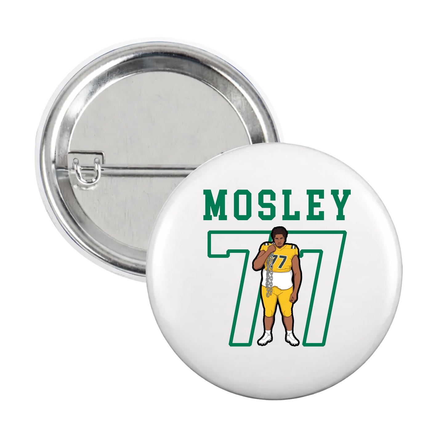Game Day Button — Shirsey in White