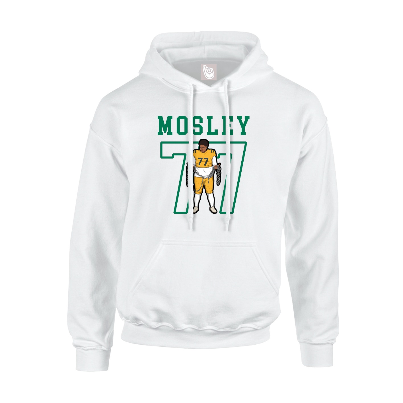 Hoodie — Shirsey in White