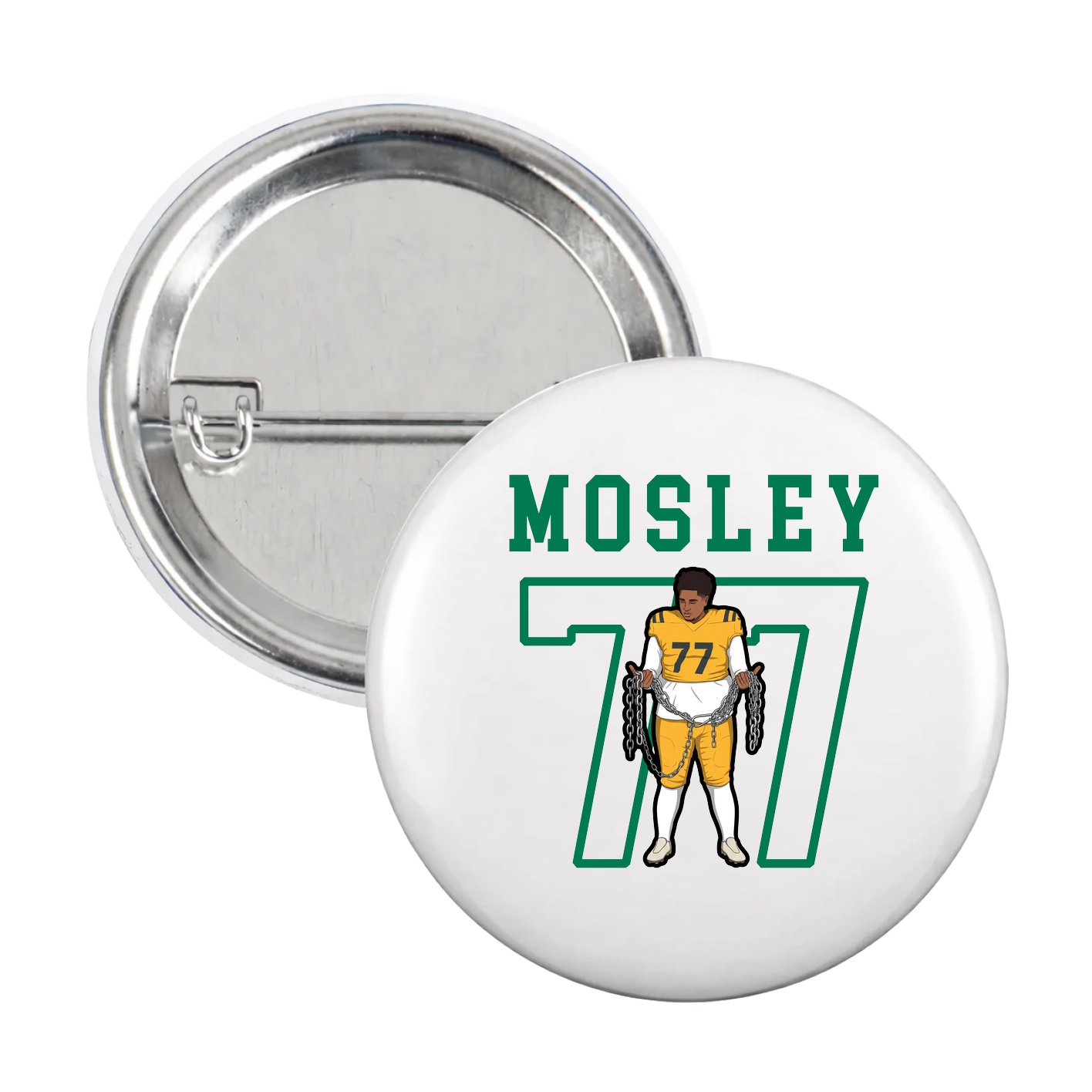 Game Day Button — Shirsey in White
