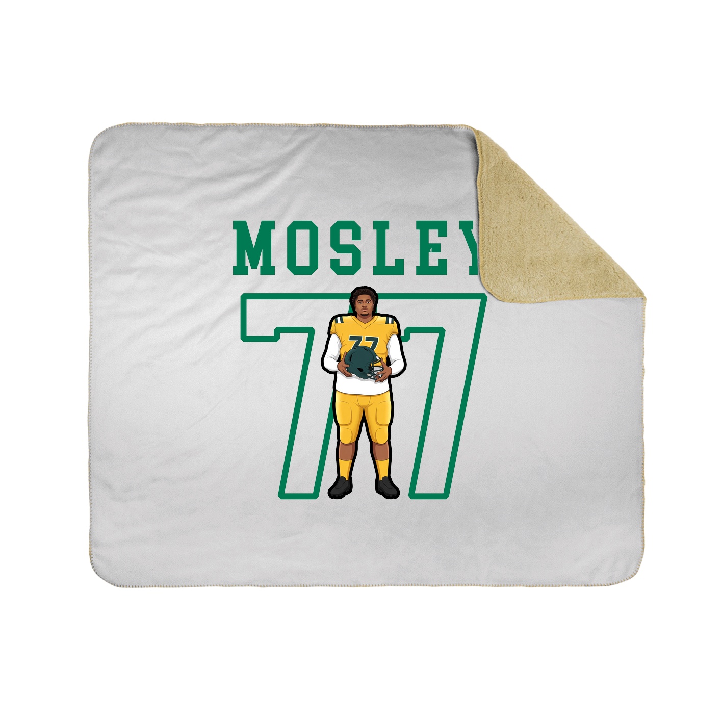 Throw Blanket — Shirsey in White