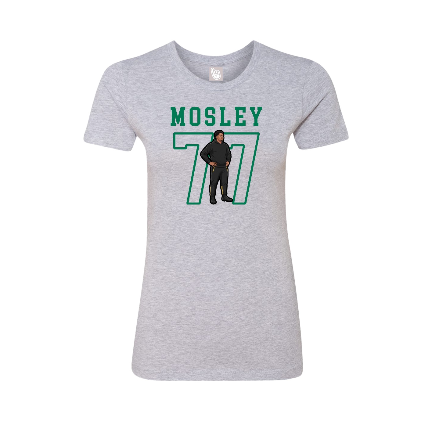 Fitted Women's Tee — Shirsey in Grey