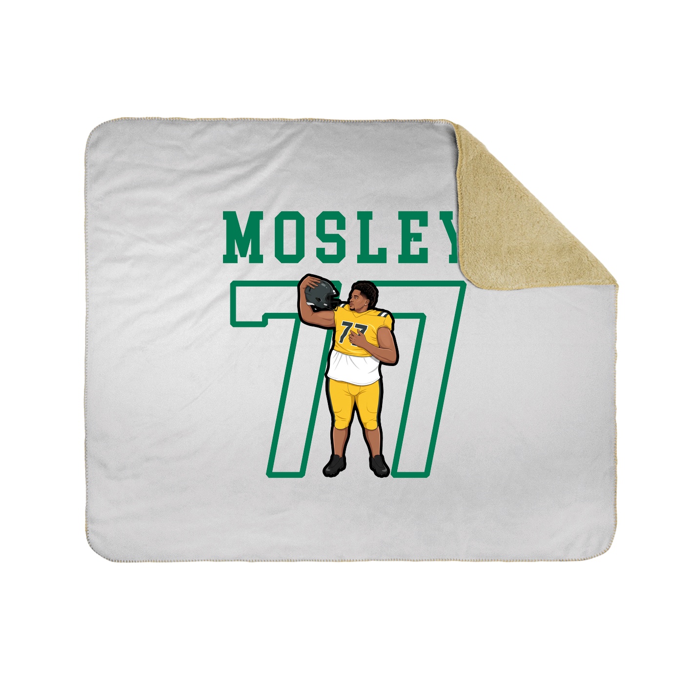 Throw Blanket — Shirsey in White