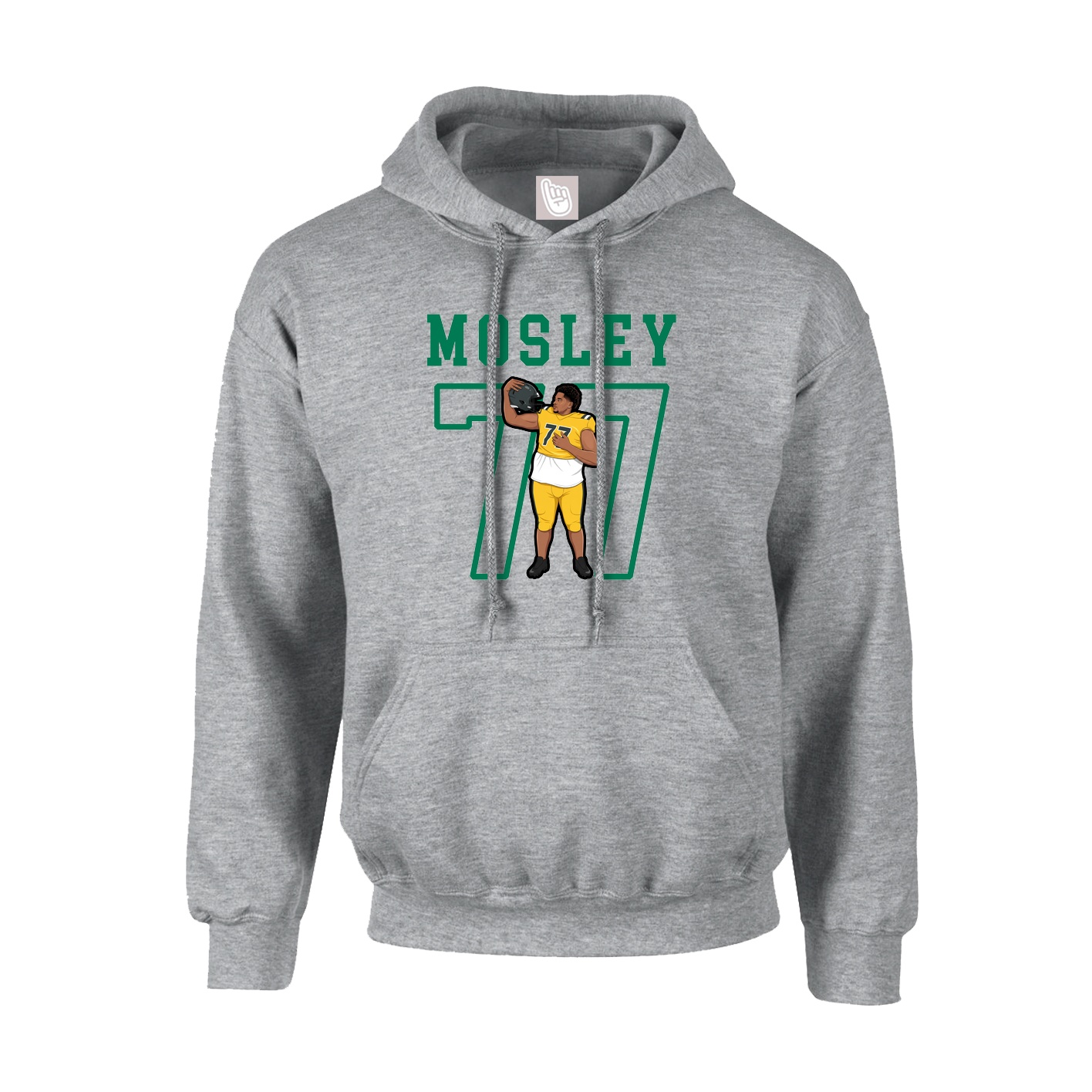 Hoodie — Shirsey in Grey