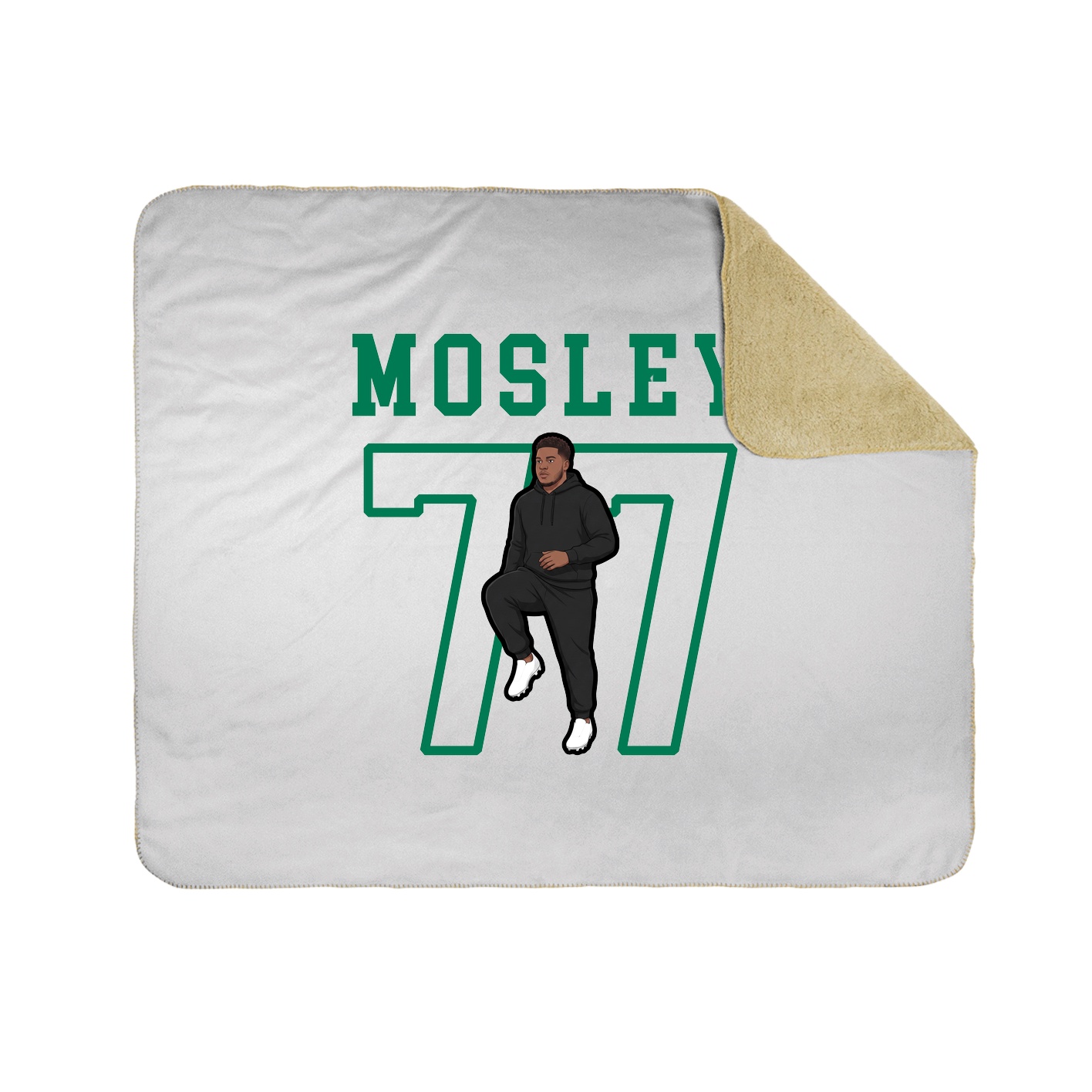 Throw Blanket — Shirsey in White