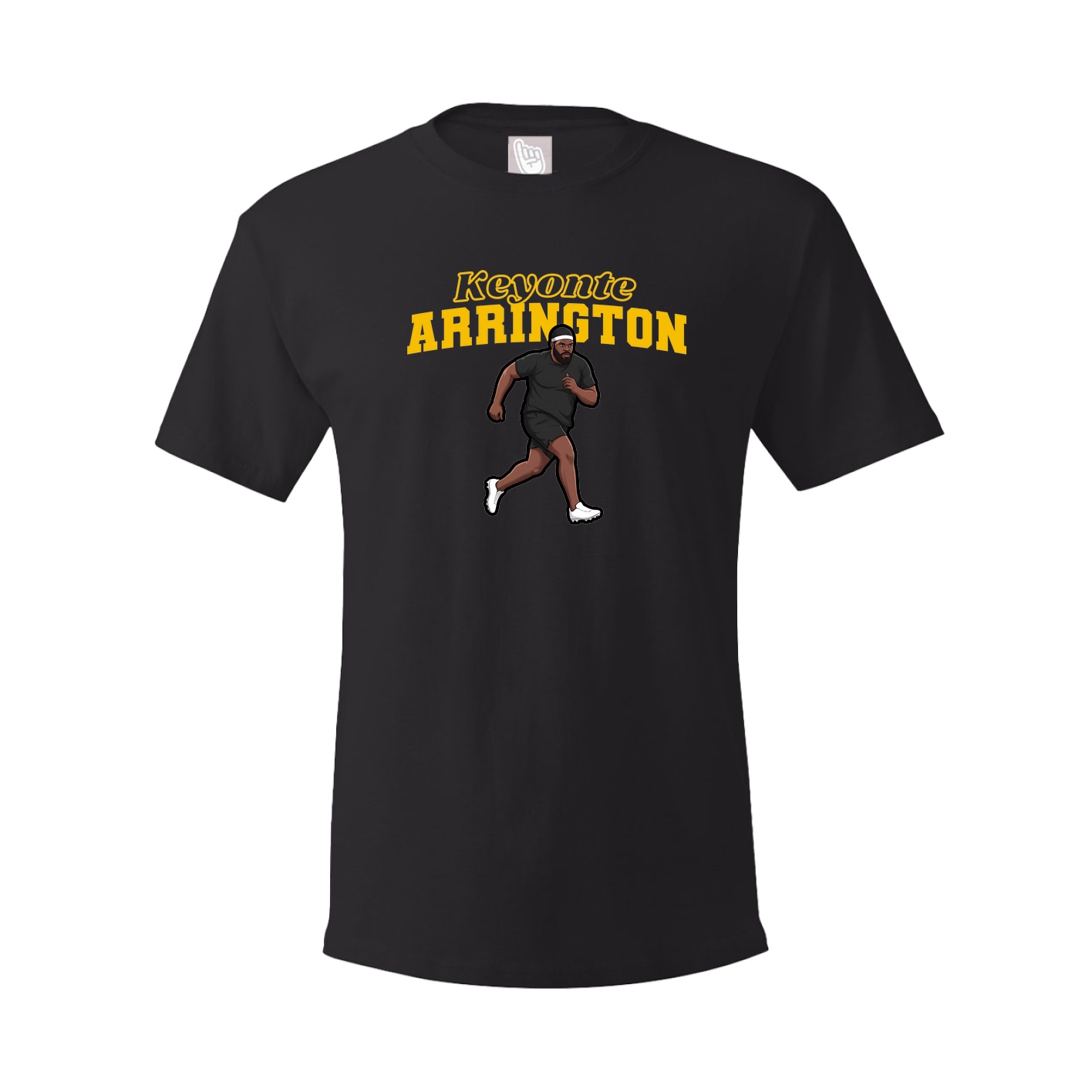 Youth Tee — Name Arch in Black