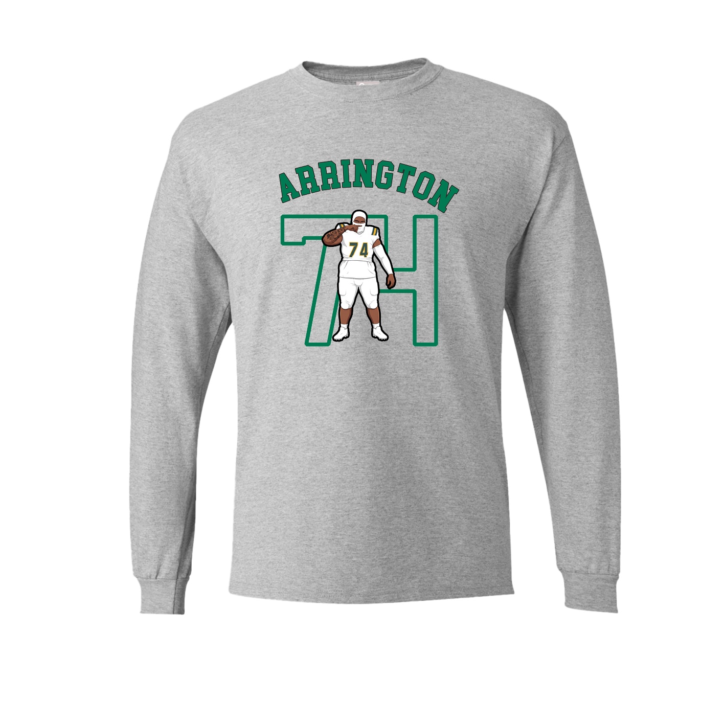Long Sleeve Tee — Shirsey Arch in Grey