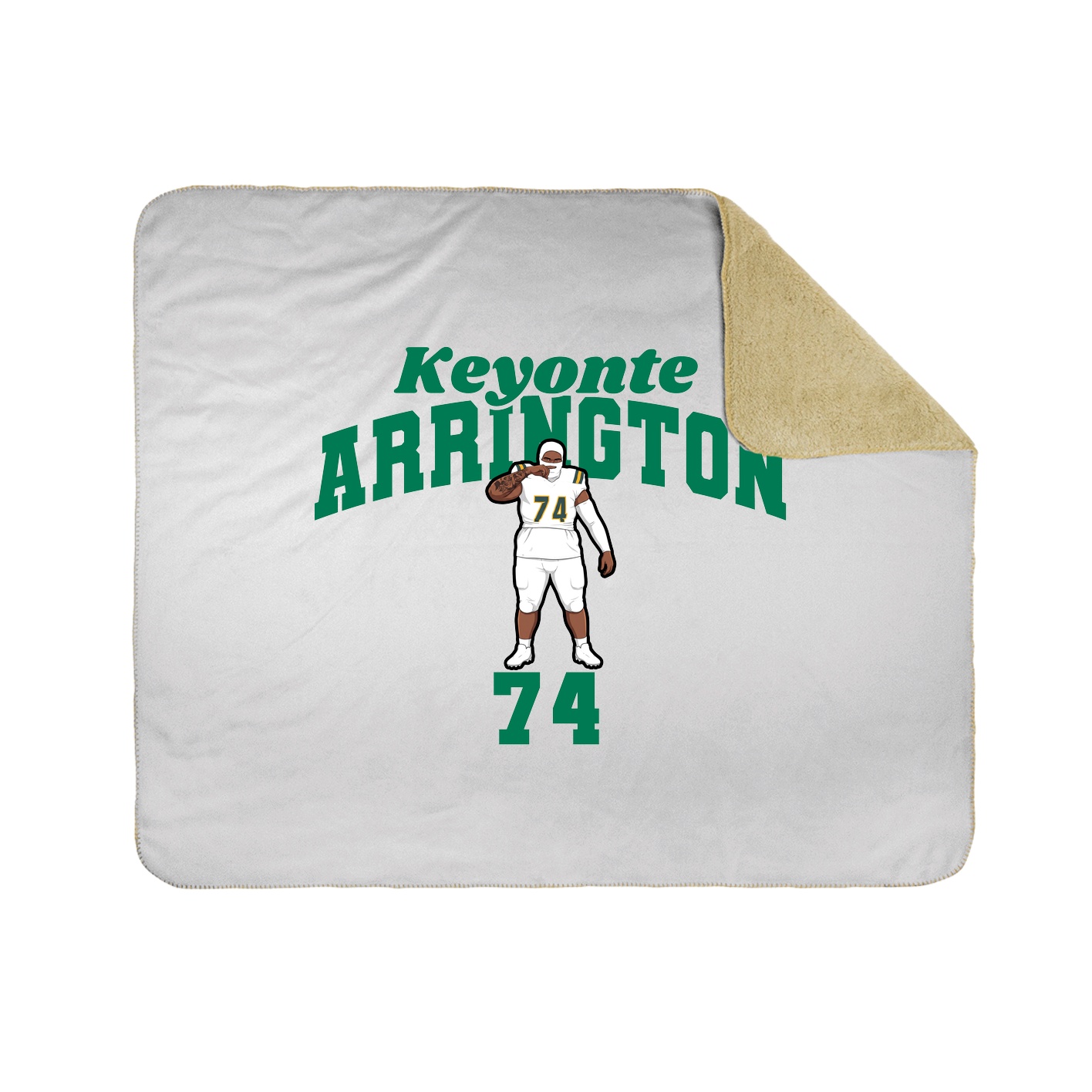 Throw Blanket — Signature Arch in White