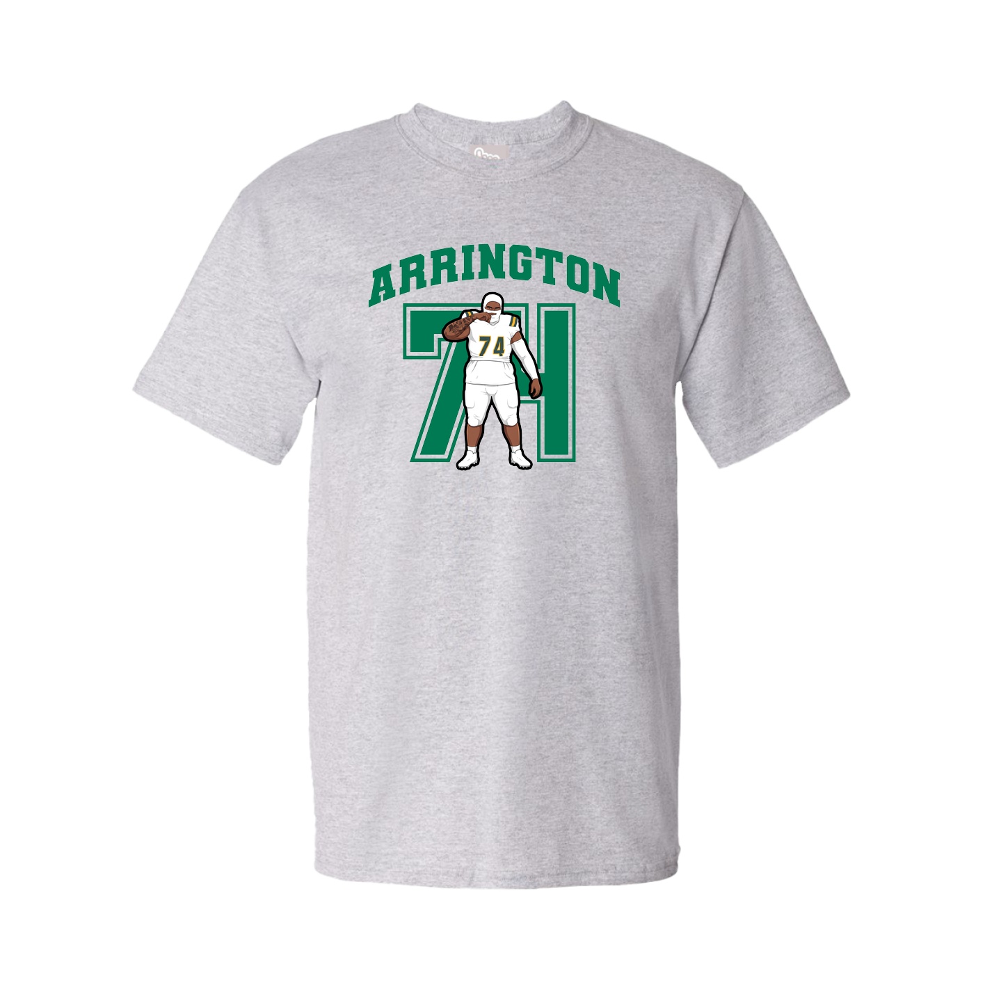 Youth Tee — Number in Grey