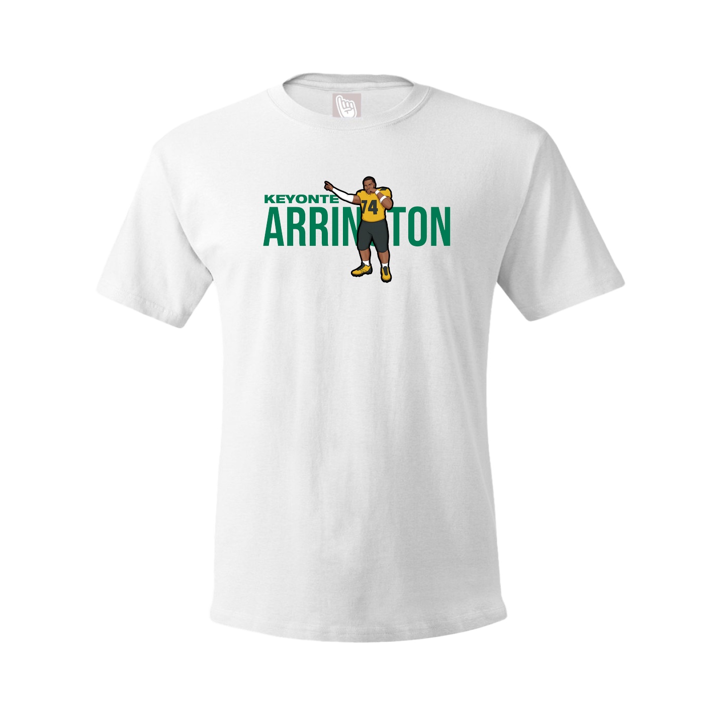 Youth Tee — Player Name in White