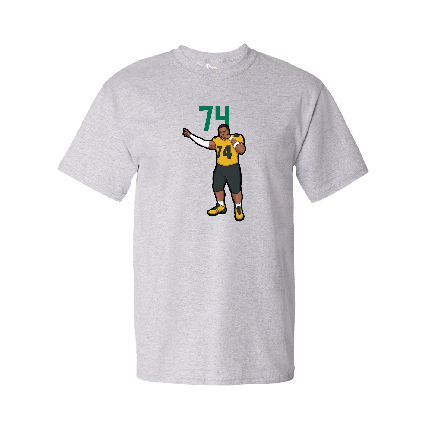 Tee — Number Top in Grey