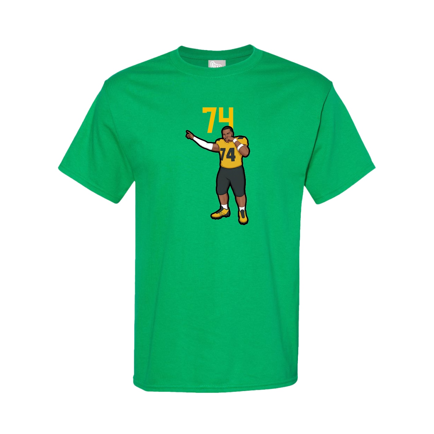 Youth Tee — Number Top in Green