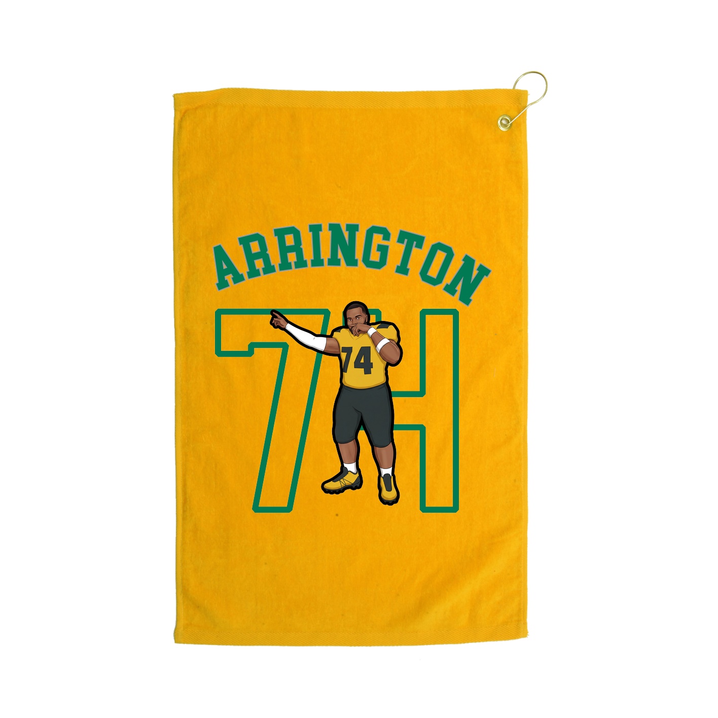 Golf Towel — Shirsey Arch in Gold