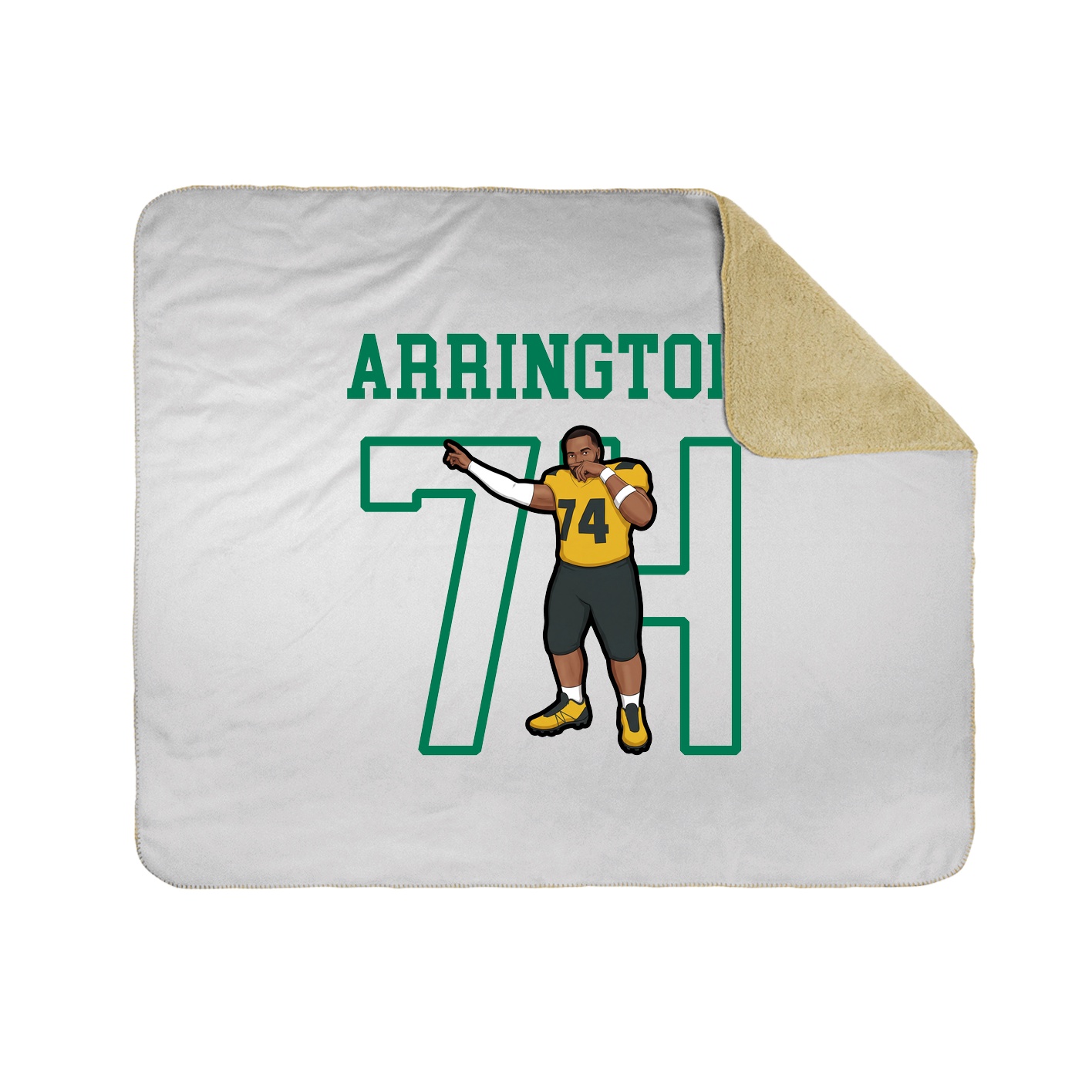 Throw Blanket — Shirsey in White