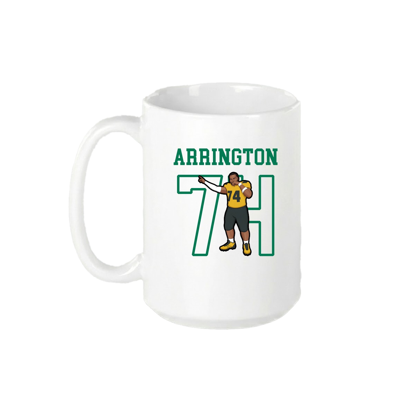 15oz Coffee Mug — Shirsey in White