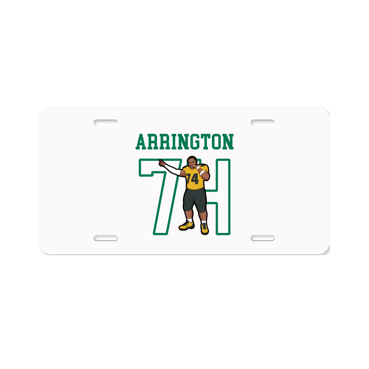 License Plate — Shirsey in Classic