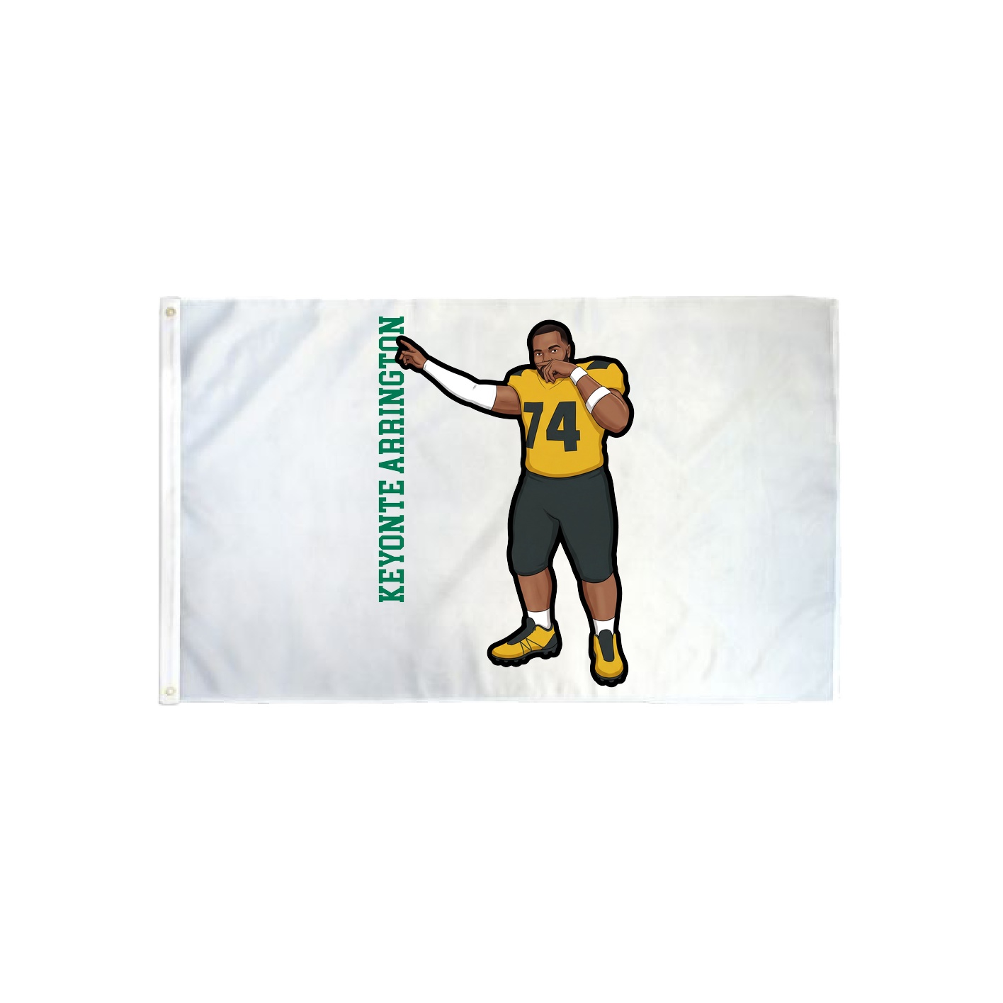 3x5 Flag — Name Vertical in Classic