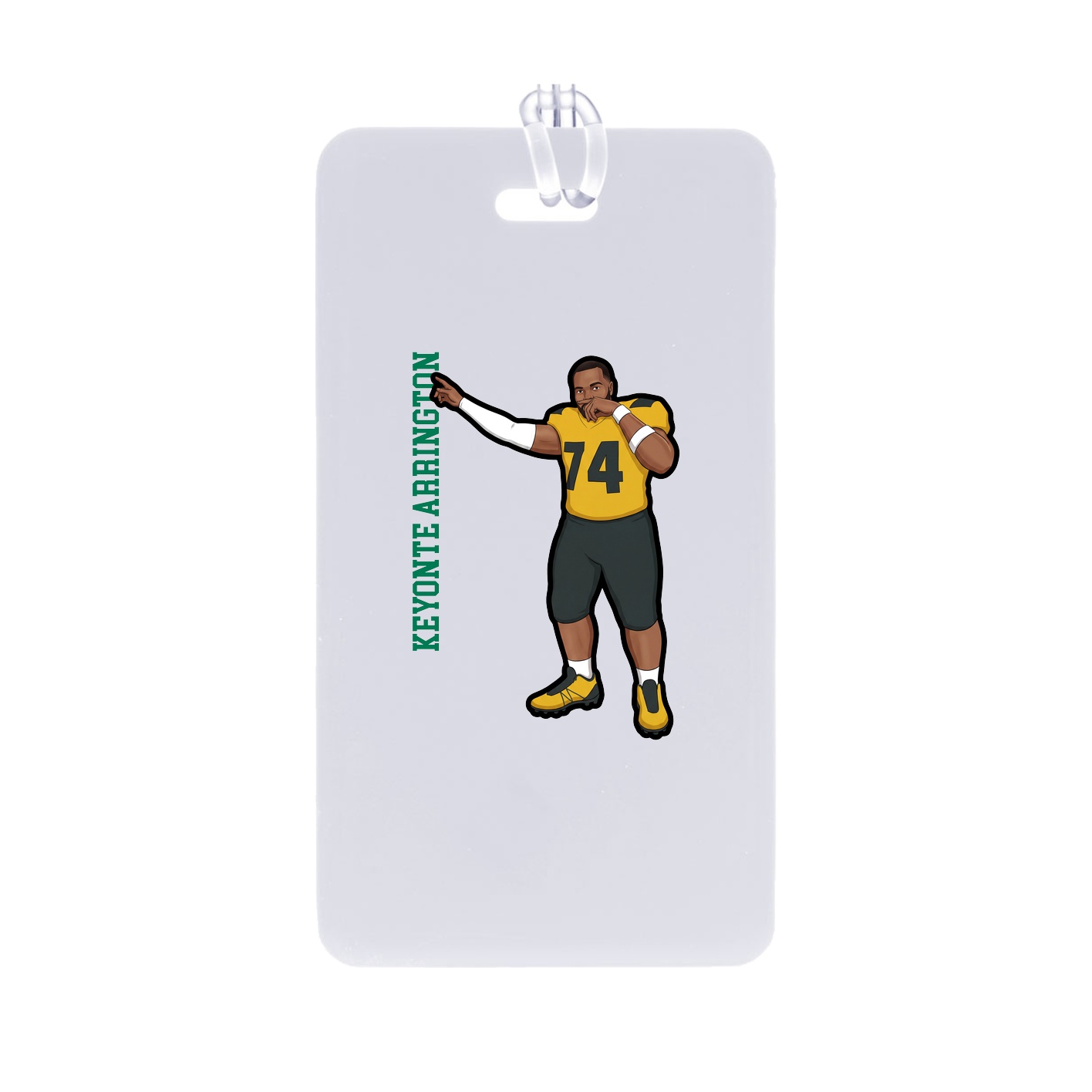 Bag Tag — Name Vertical in Classic