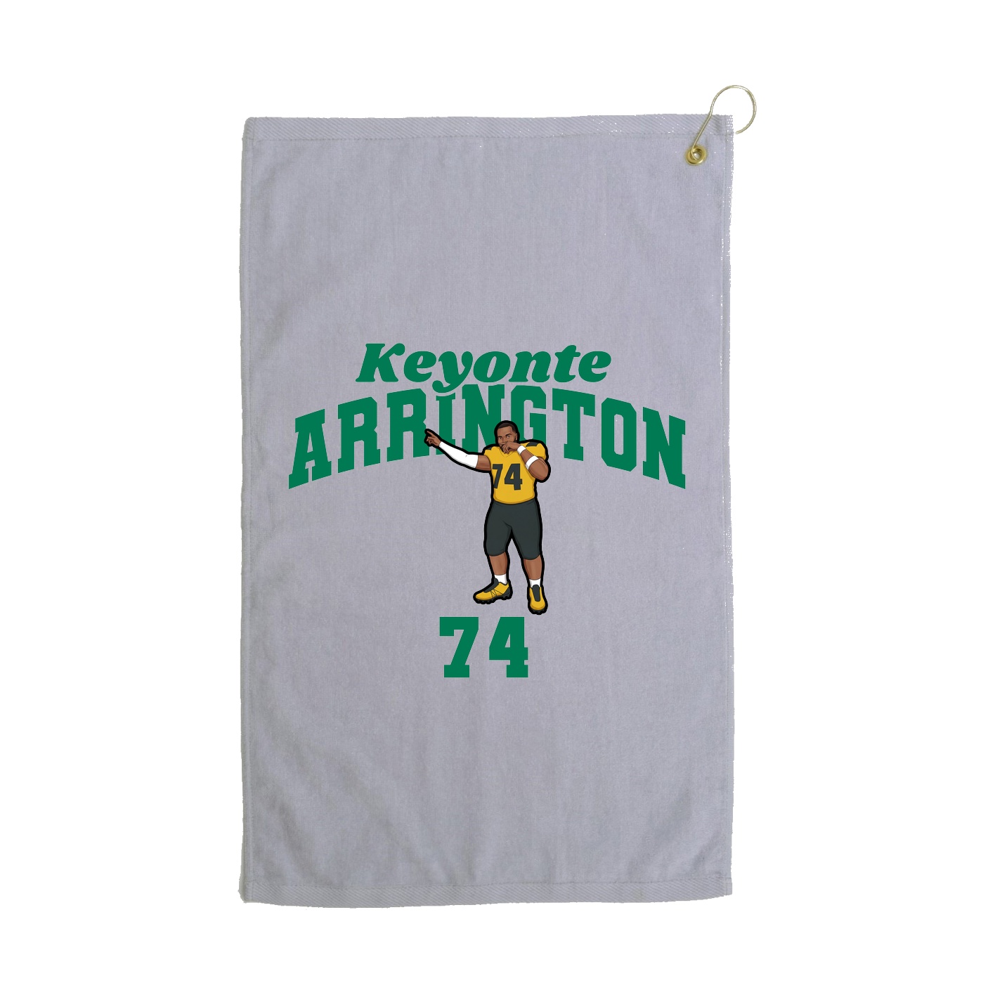 Golf Towel — Signature Arch in Grey