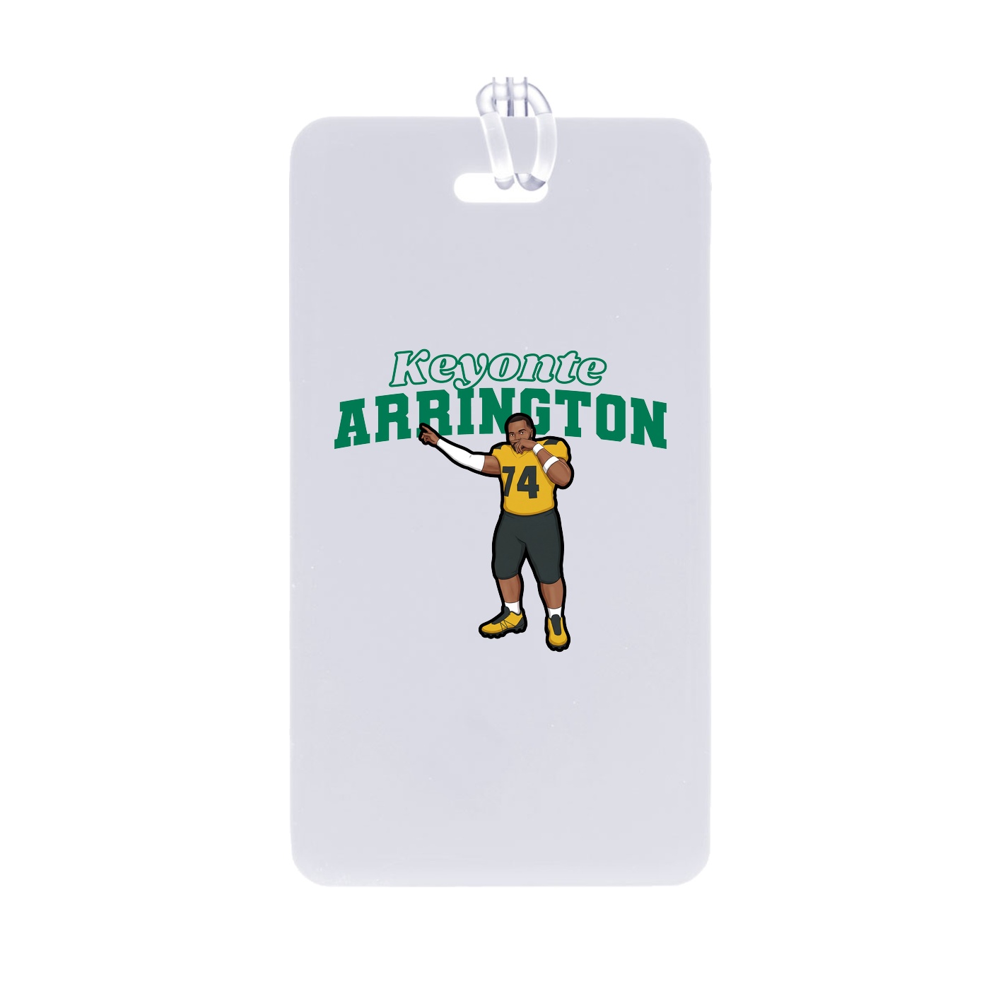 Bag Tag — Name Arch in Classic