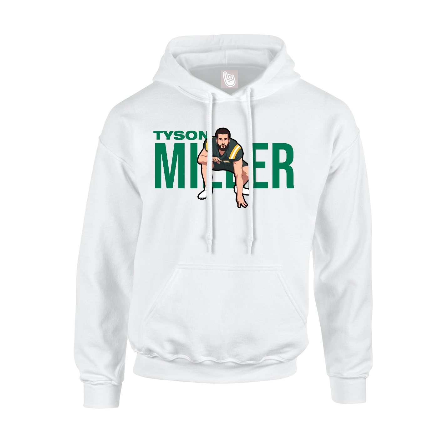 Hoodie — Player Name in White