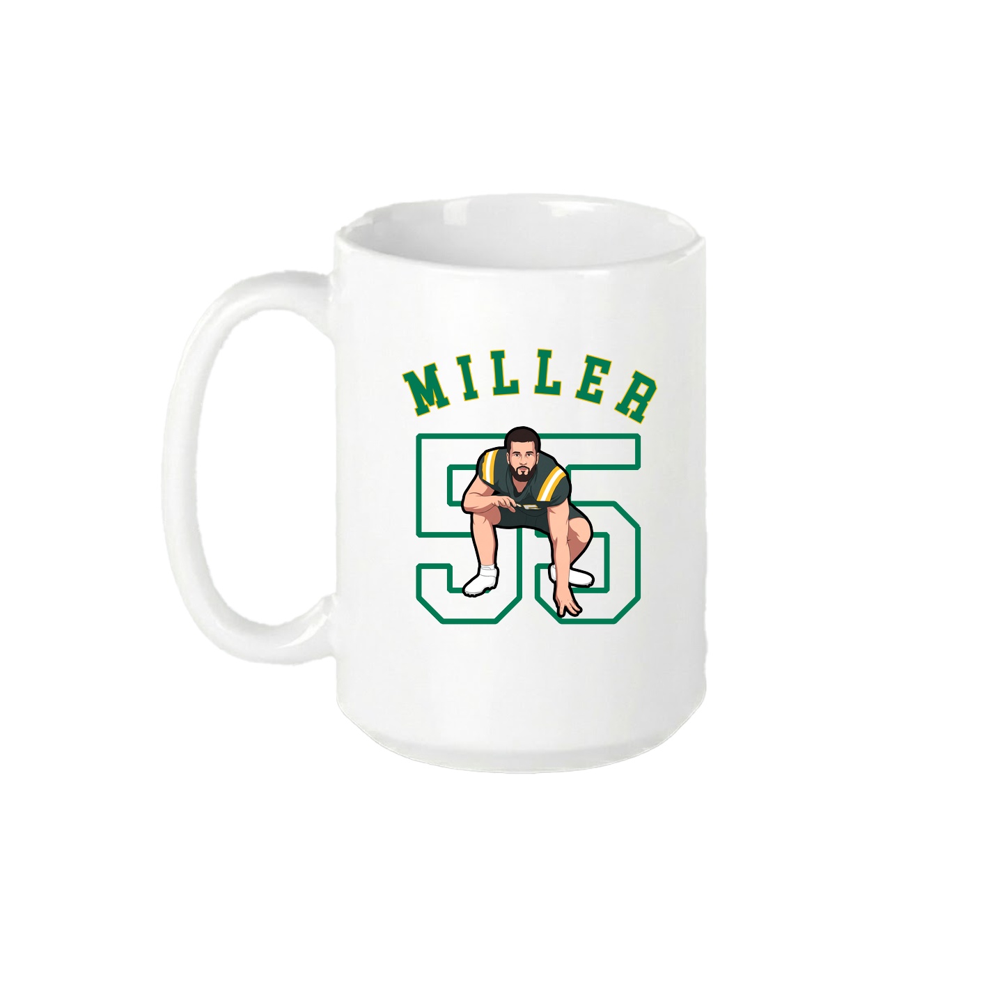 15oz Coffee Mug — Shirsey Arch in White
