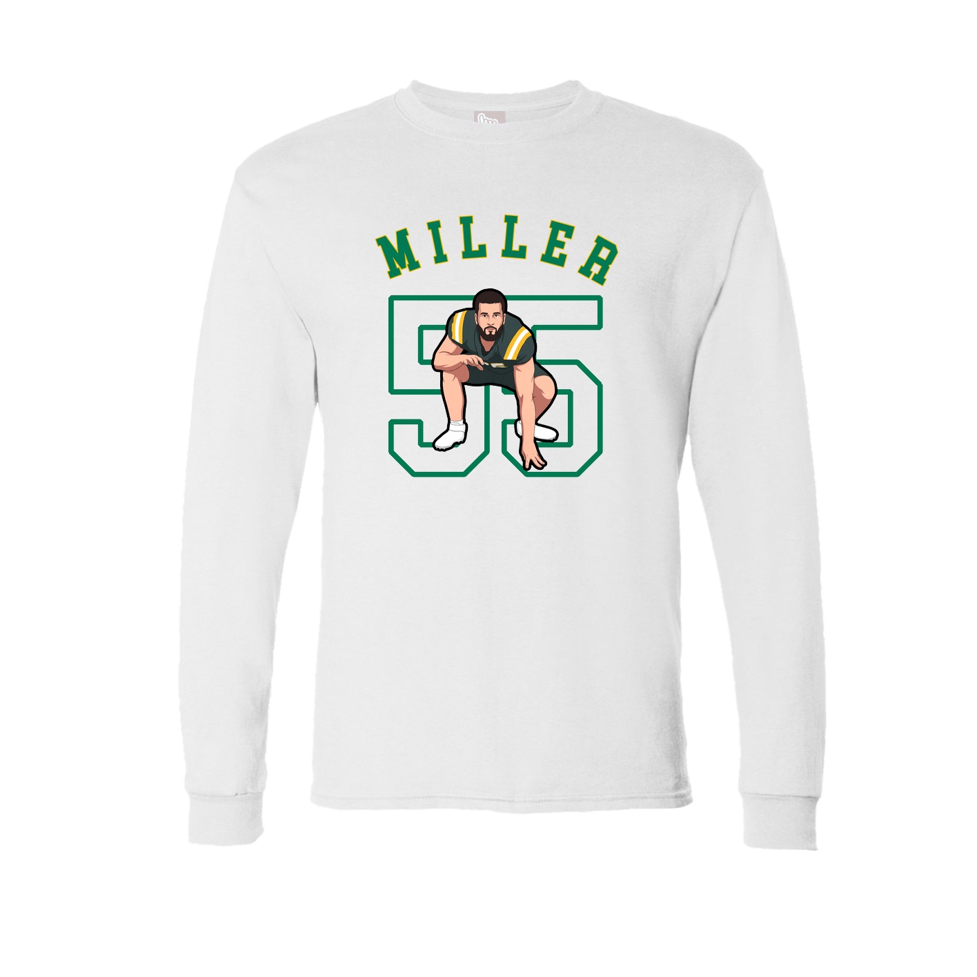 Long Sleeve Tee — Shirsey Arch in White