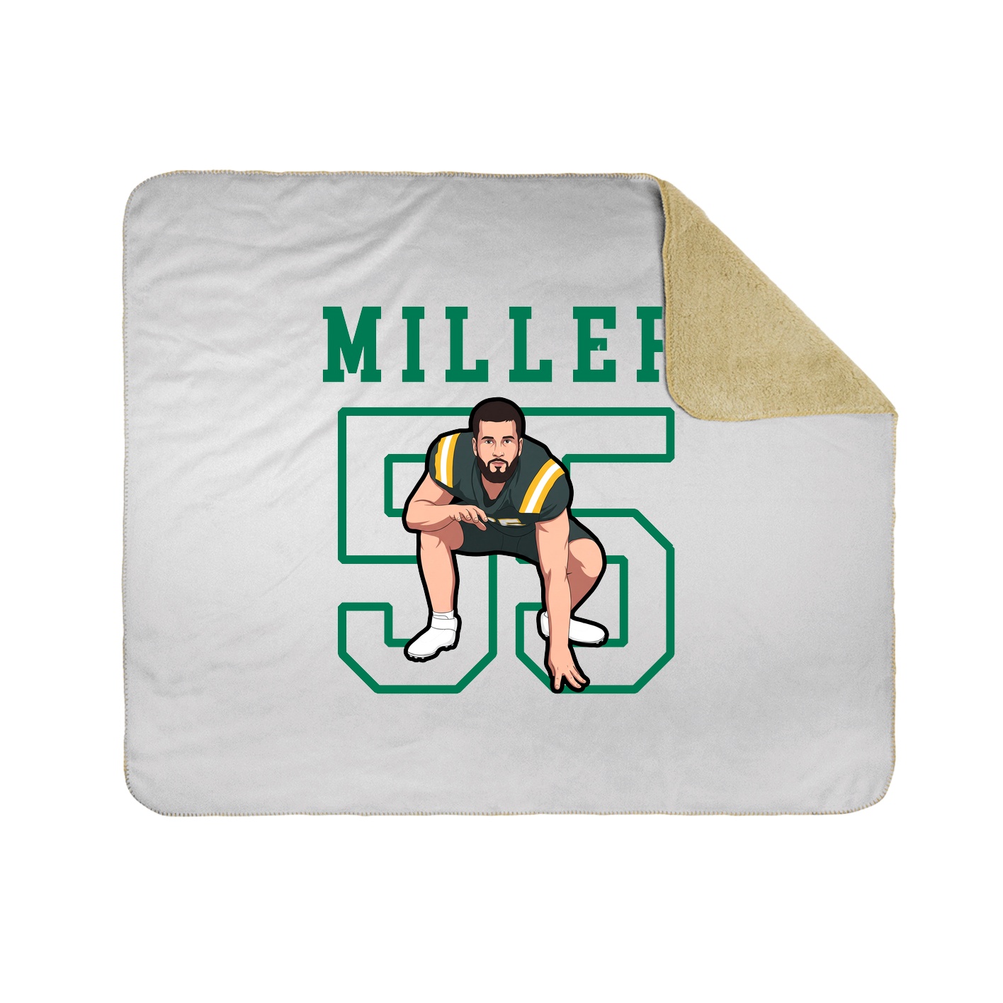 Throw Blanket — Shirsey in White