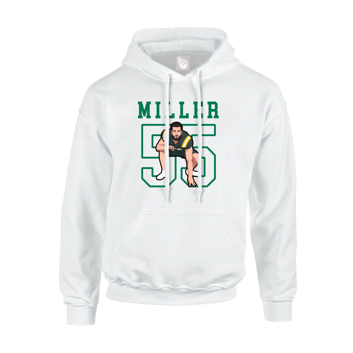 Youth Hoodie — Shirsey in White