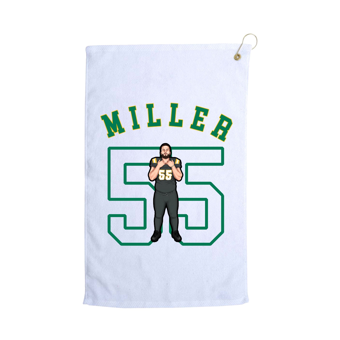 Golf Towel — Shirsey Arch in White