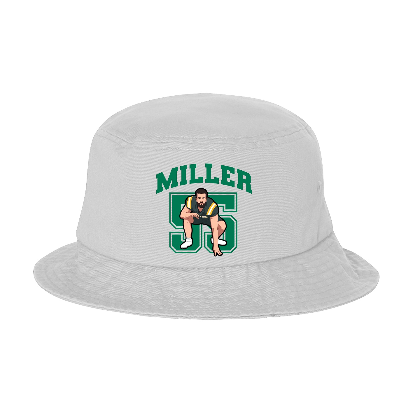 Bucket Cap — Number in White