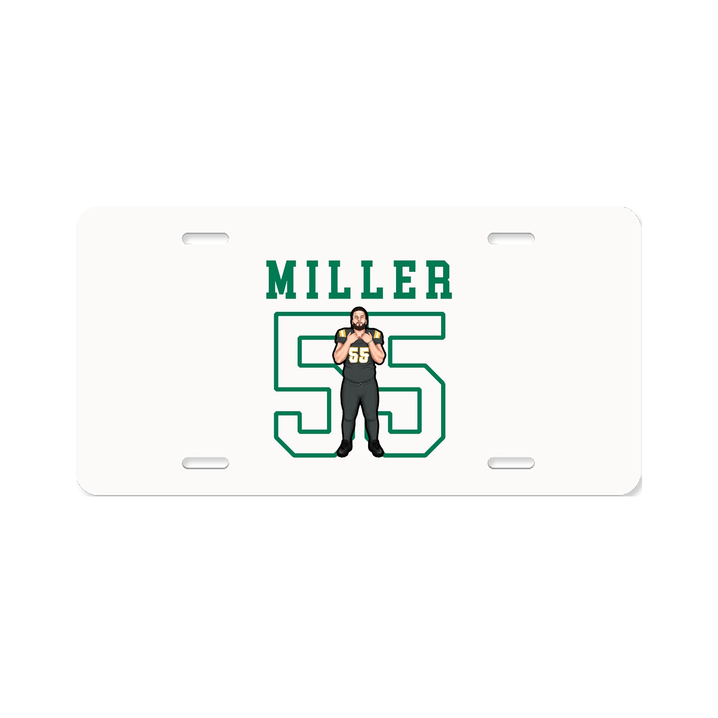 License Plate — Shirsey in Classic