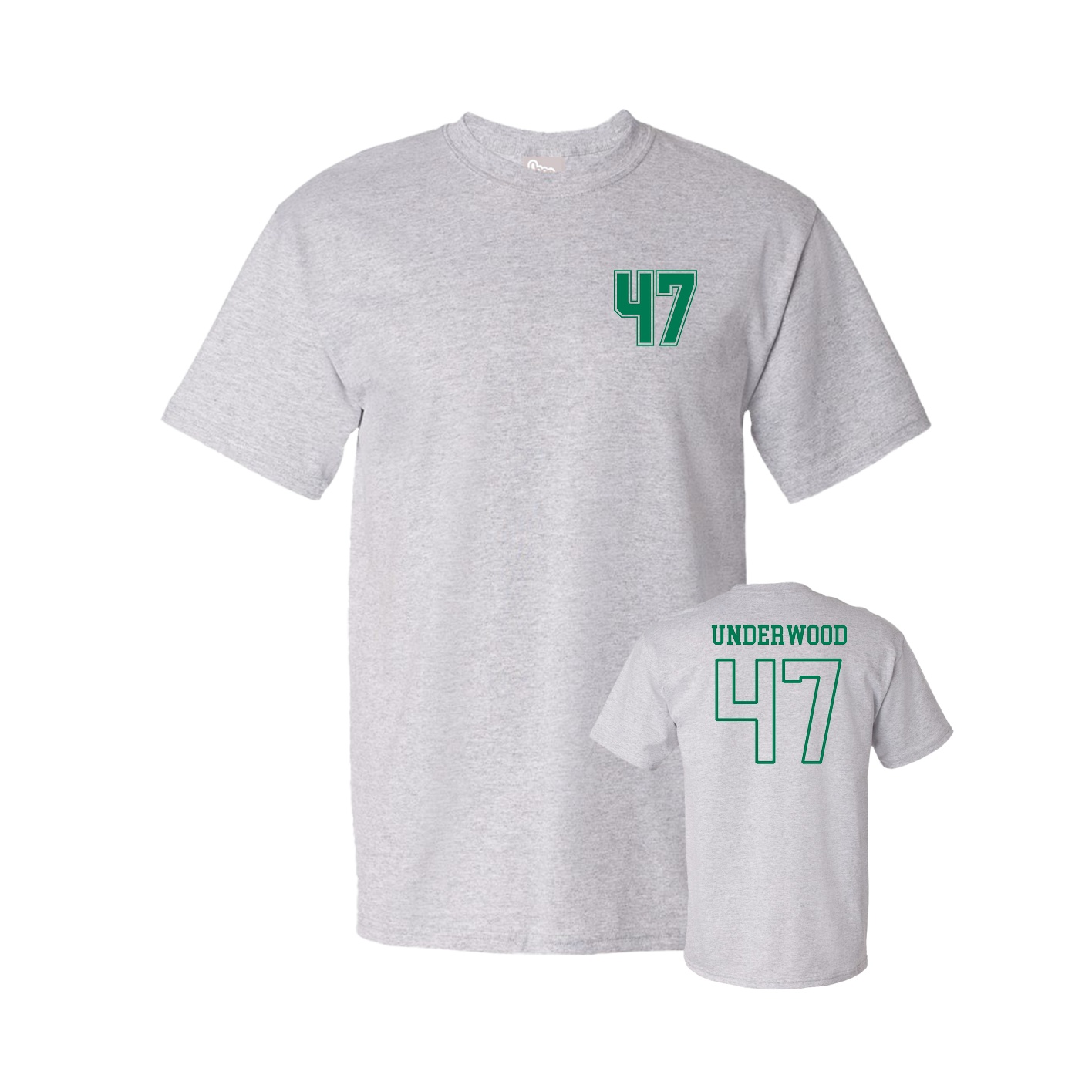 Tee — Chest Back in Grey