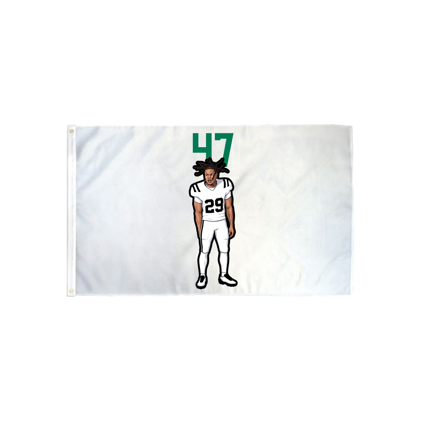 3x5 Flag — Number Top in Classic