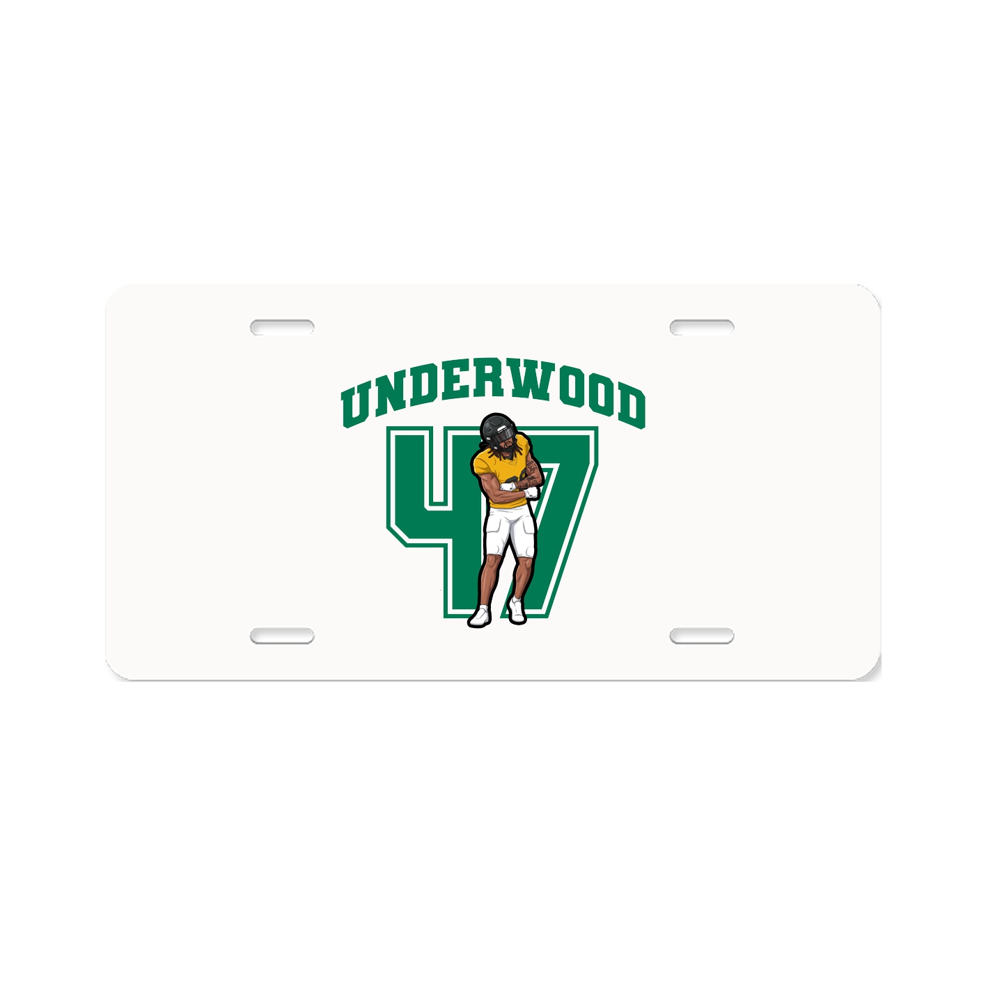 License Plate — Number in Classic