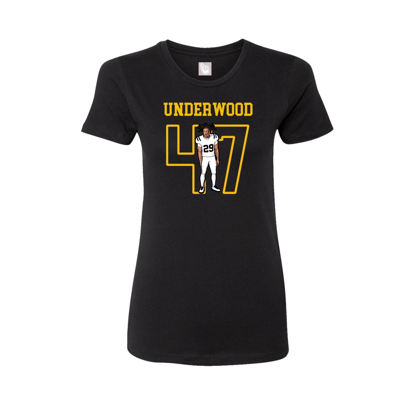Fitted Women's Tee — Shirsey in Black