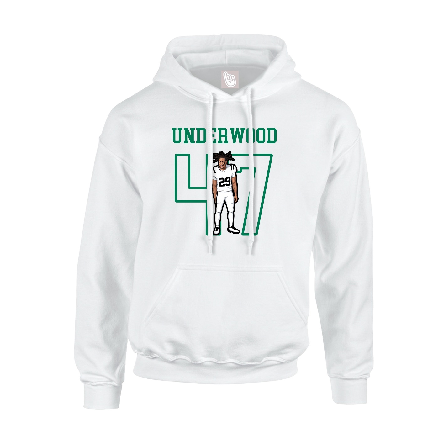 Youth Hoodie — Shirsey in White