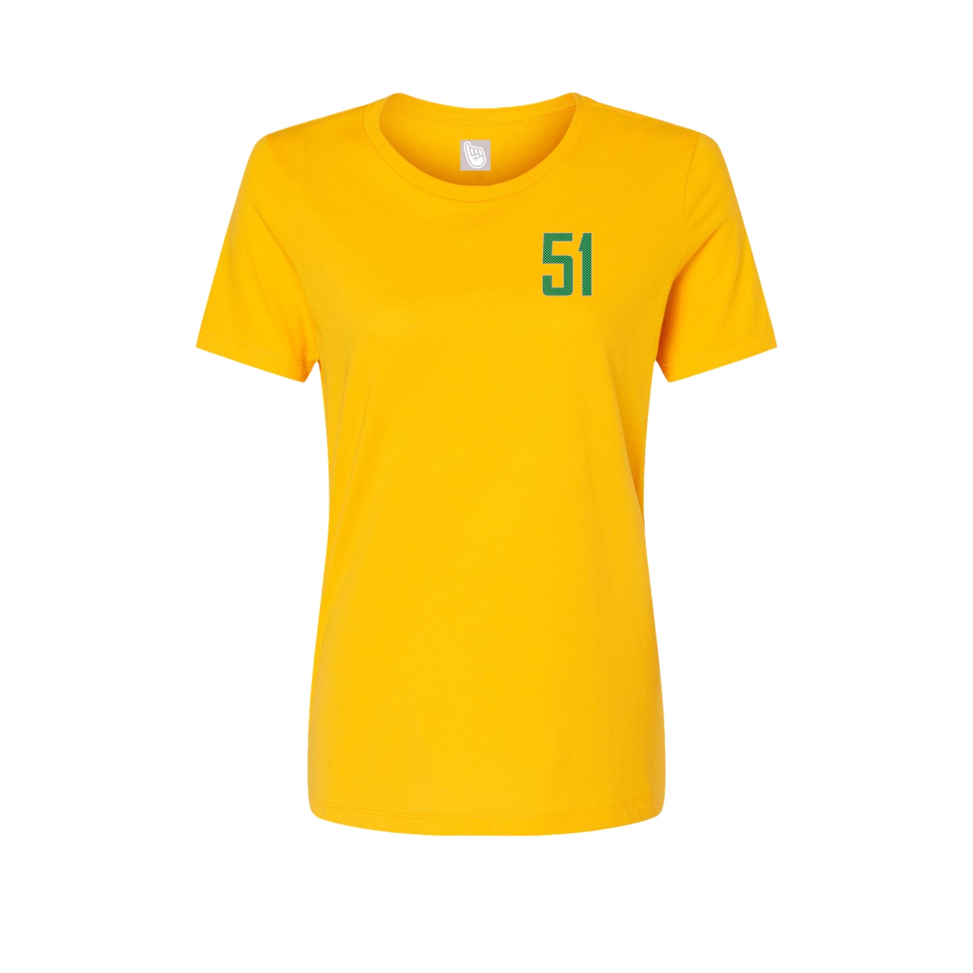 Womens Tee — Front Shirsy in Gold