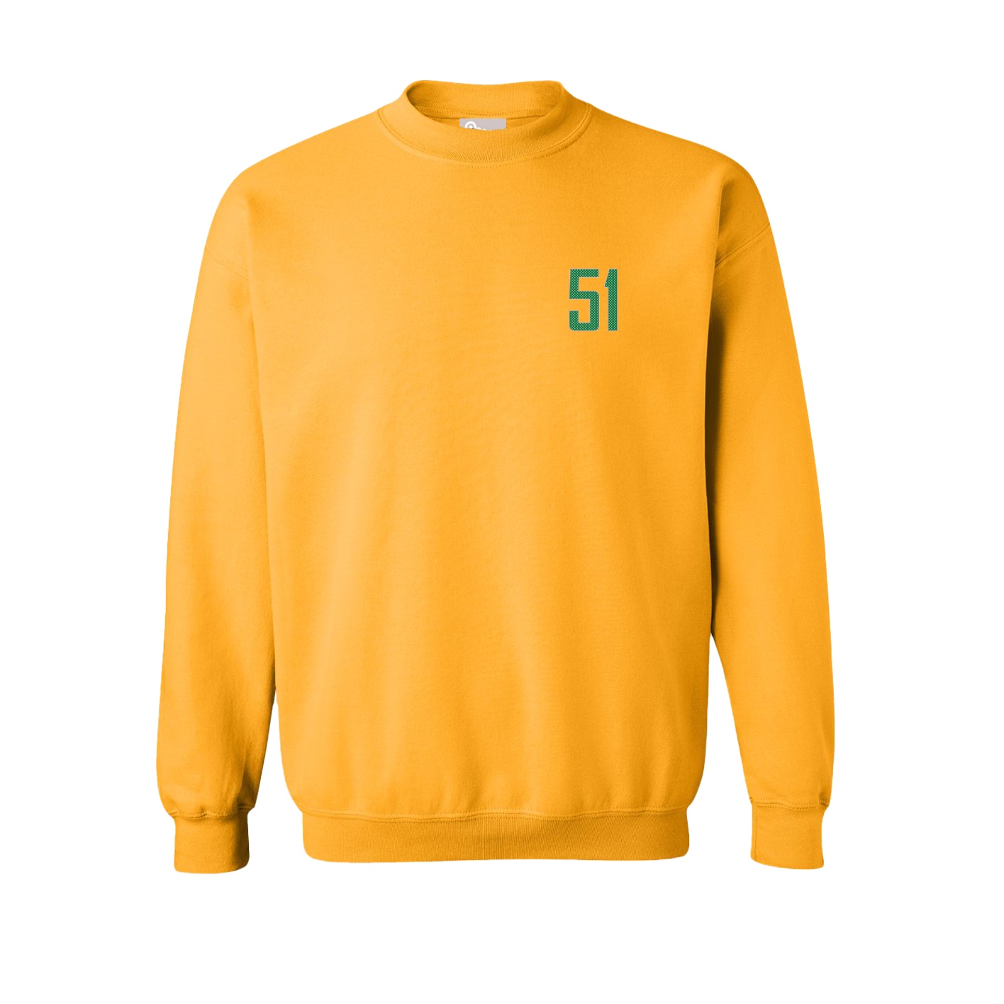 Fleece Crew — Front Shirsy in Gold